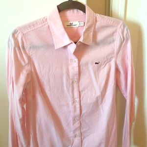 Vineyard Vines Pink Oxford Women’s Button Down